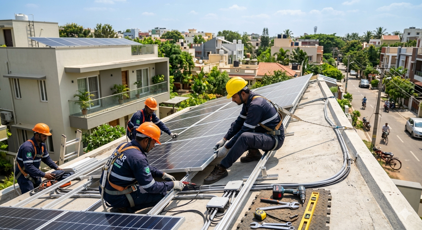 Solar installation in Jabalpur by Sun Renewables